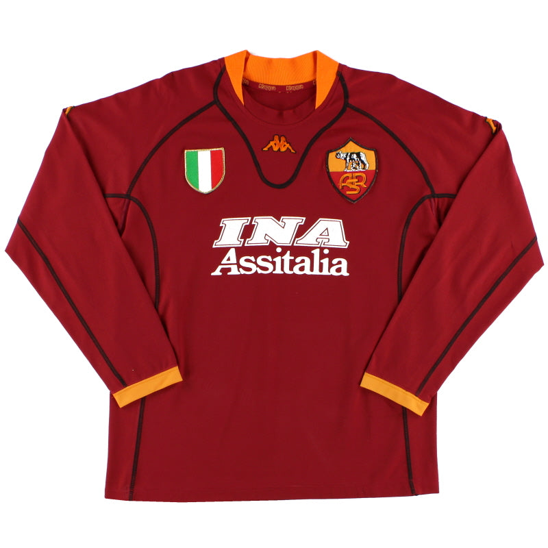 Maillot Rome - 2001-02 Domicile