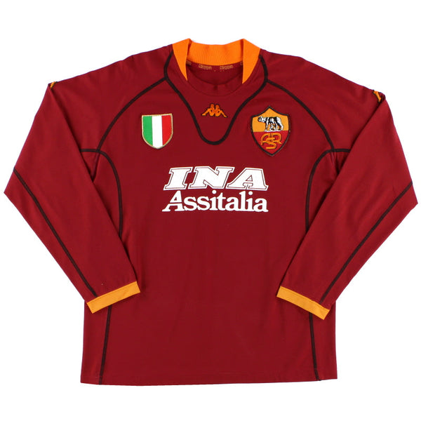 Maillot Rome - 2001-02 Domicile