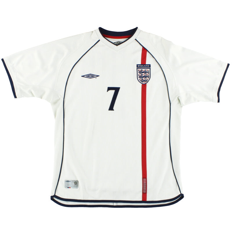 Maillot Angleterre - 2001-03 Domicile