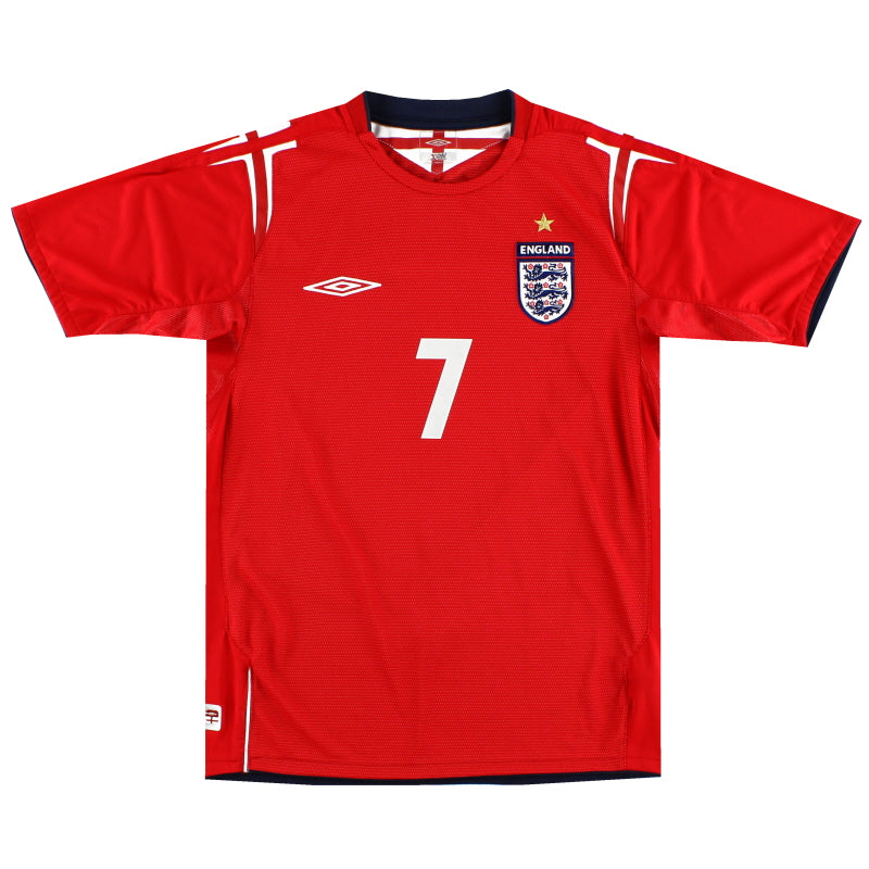 Maillot Angleterre - 2004-06 Extérieur