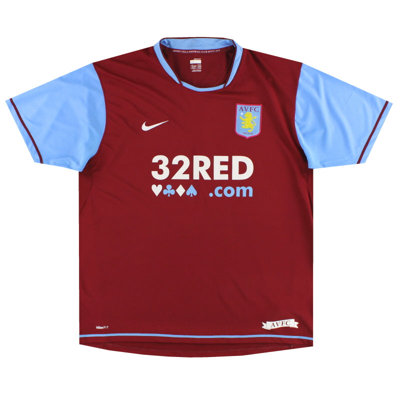 Maillot Aston Villa - 2007-08 Domicile