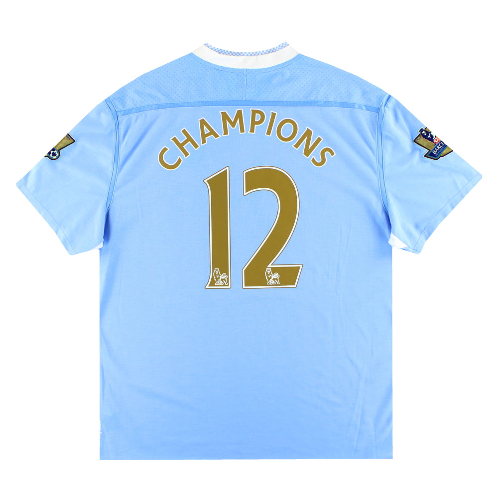 Maillot Manchester City - 2011-12 Domicile