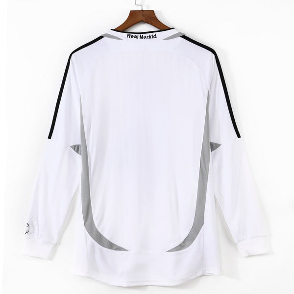 Maillot Real Madrid - 2006-2007 Domicile Retro Manches Longues