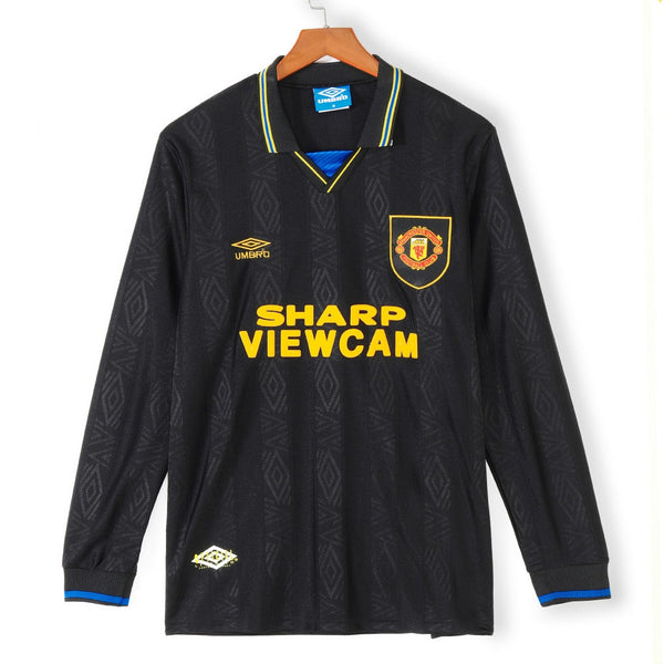 Maillot Manchester United maillot - 1993-1994 Extérieur Retro Manches Longues