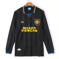 Maillot Manchester United maillot - 1993-1994 Extérieur Retro Manches Longues