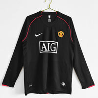 Maillot Manchester United maillot Rétro - 2007 extérieur Manches Longues