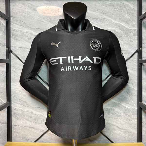 Maillot Manchester City - 25/26 Extérieur Player Manches Longues