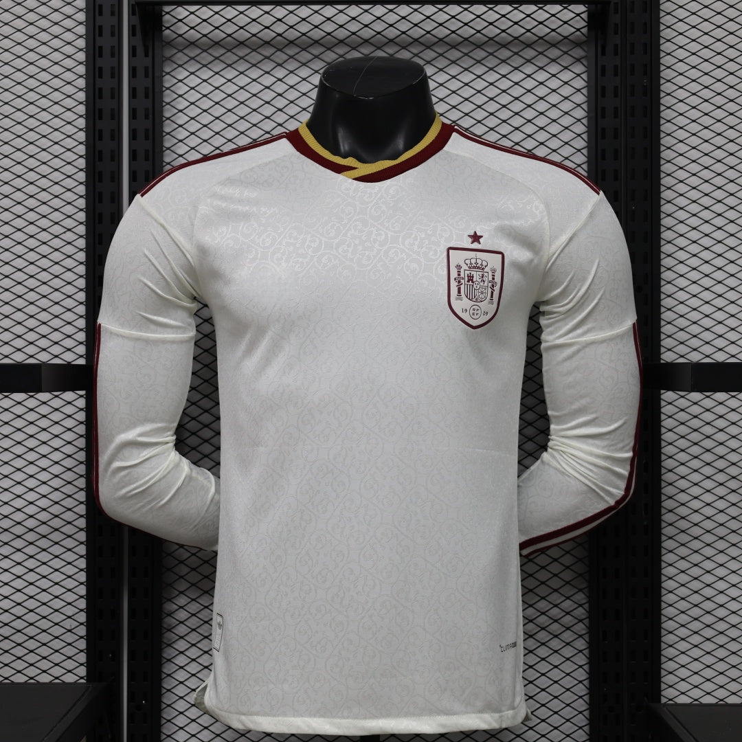 Maillot Espagne - 2026 Extérieur Player Manches Longues