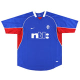 Maillot Rangers - 2001-02 Domicile