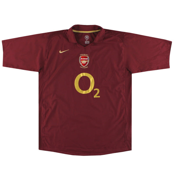 Maillot Arsenal - 2005-06 Domicile
