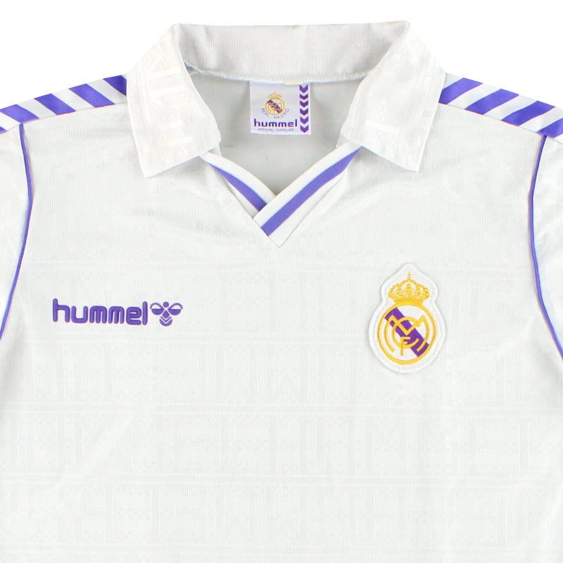 Maillot Real Madrid - 1989-90 Domicile