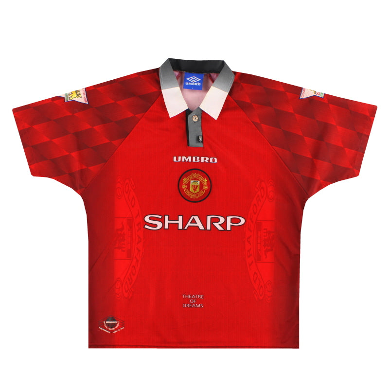 Maillot Manchester United - 1996-98 Domicile