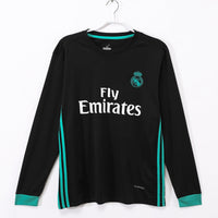 Maillot Real Madrid - 2017-2018 Extérieur Retro Manches Longues
