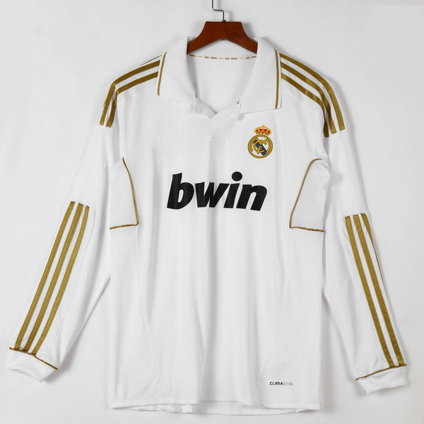 Maillot Real Madrid - 2011-2012 Domicile Retro Manches Longues