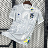 Maillot Brésil white - 25/26 Spécial