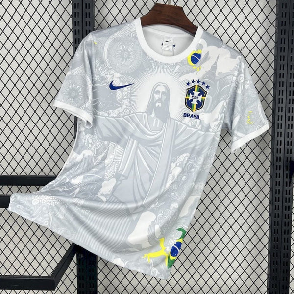 Maillot Brésil white - 25/26 Spécial