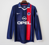 Maillot PSG - 2001-2002 Domicile Retro Manches Longues