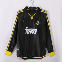 Maillot Real Madrid - 1999-2001 Extérieur Retro Manches Longues