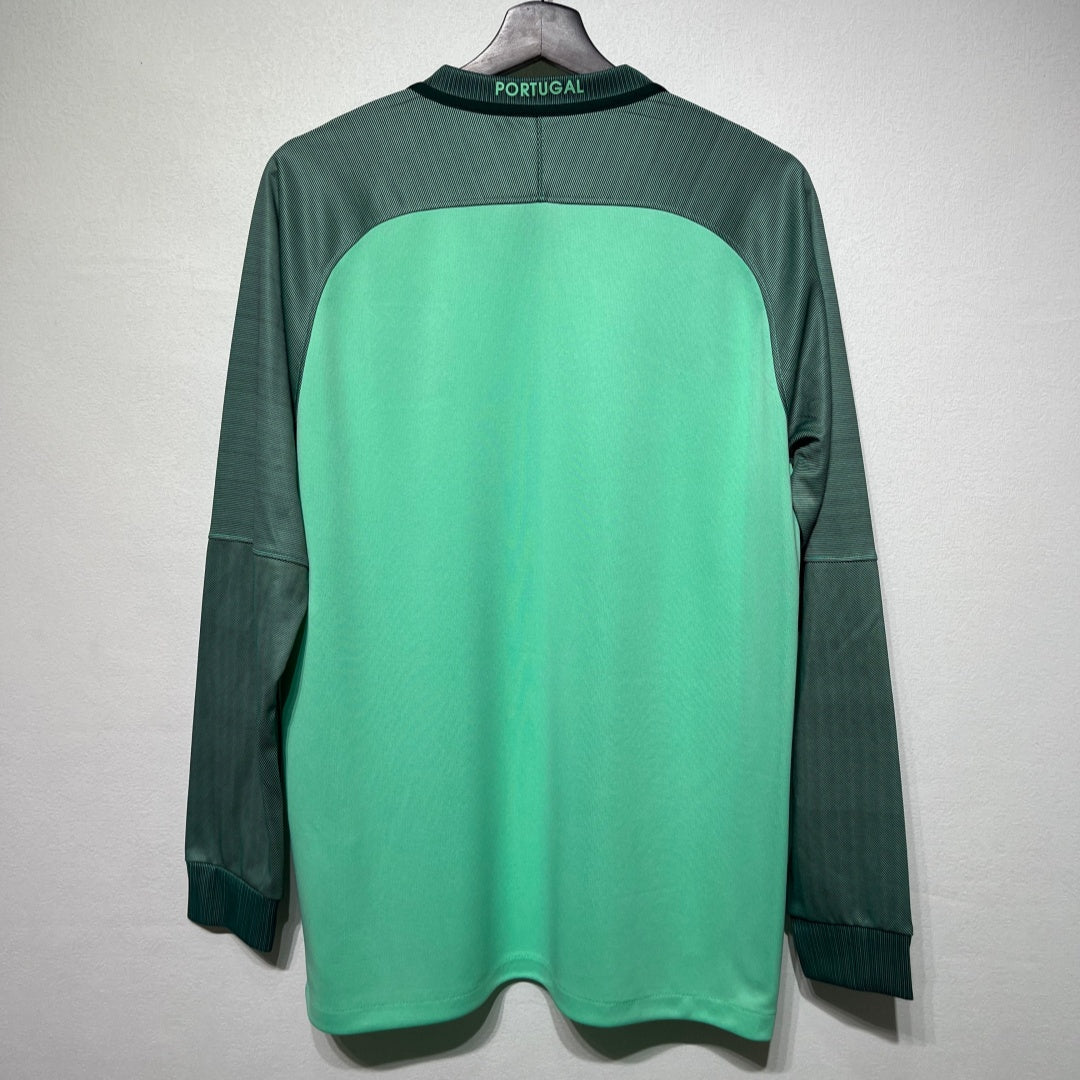 Maillot Portugal maillot - 2016 Extérieur Retro Manches Longues
