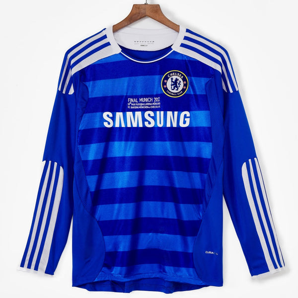 Maillot Chelsea maillot - 2011-2012 Domicile Retro Manches Longues