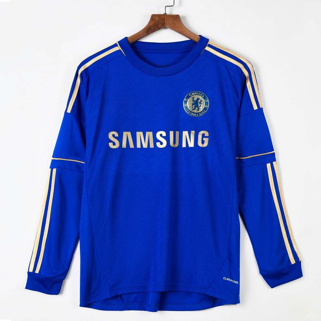Maillot Chelsea maillot - 2012-2013 Domicile Retro Manches Longues