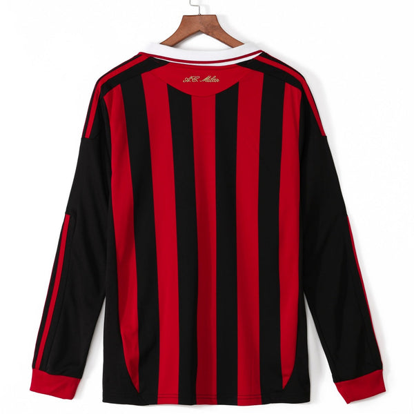 Maillot AC Milan - 2009-2010 Domicile Retro Manches Longues