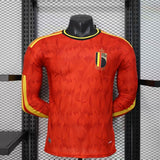 Maillot Belgique - 25/26 Domicile Player Manches Longues