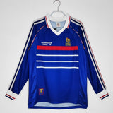 Maillot France - 1998 Domicile Retro Manches Longues