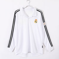 Maillot Real Madrid - 2002-2003 Domicile Retro Manches Longues