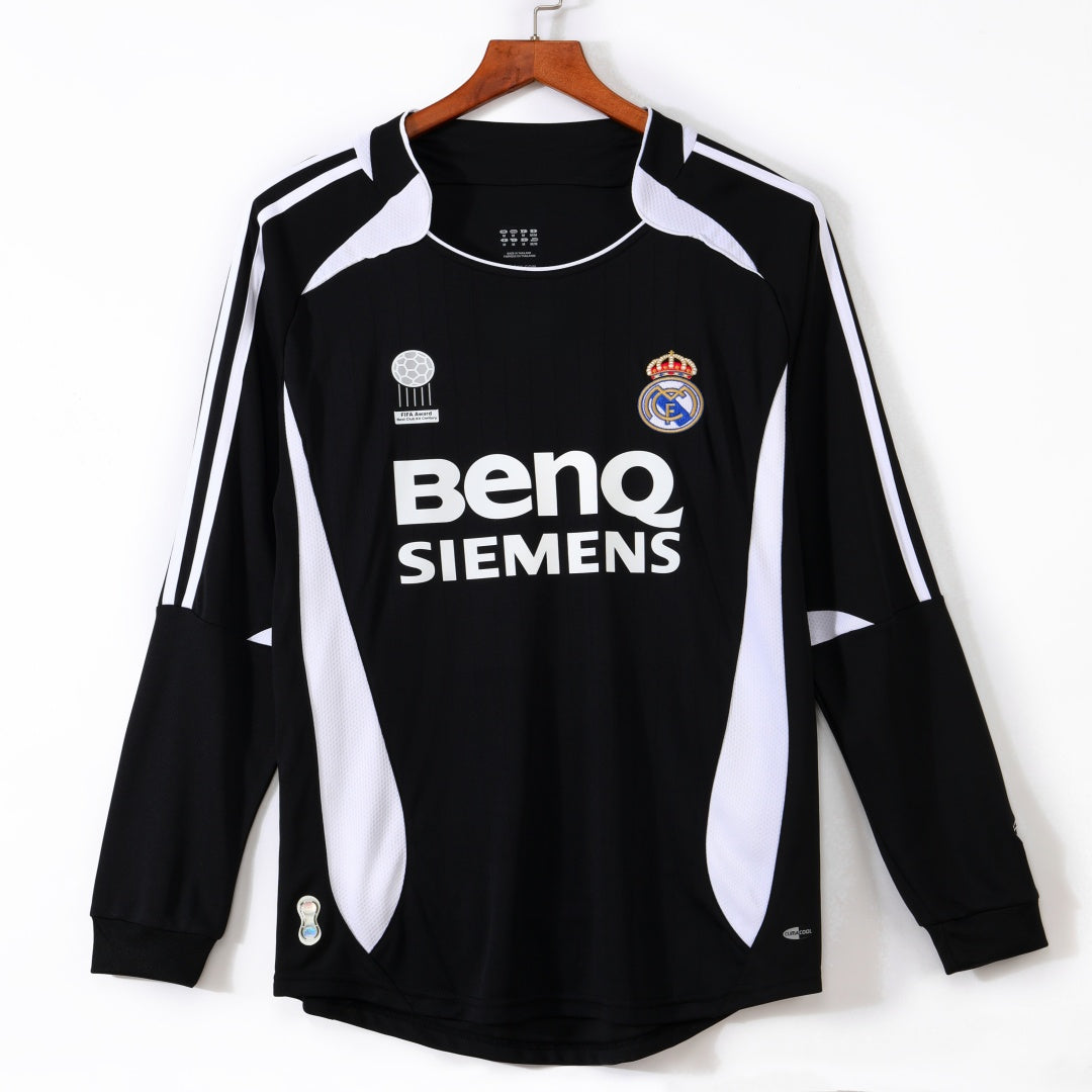 Maillot Real Madrid - 2006-2007 Third Retro Manches Longues