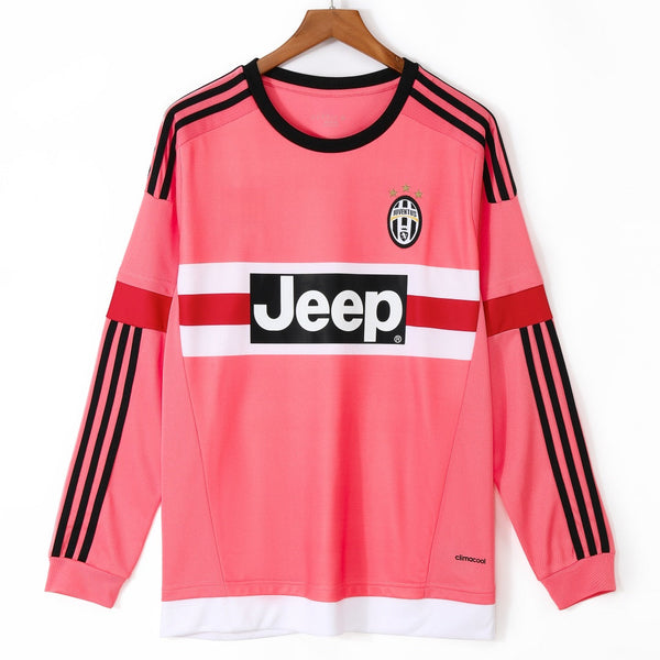Maillot Juventus - 2015-2016 Extérieur Manches Longues Retro