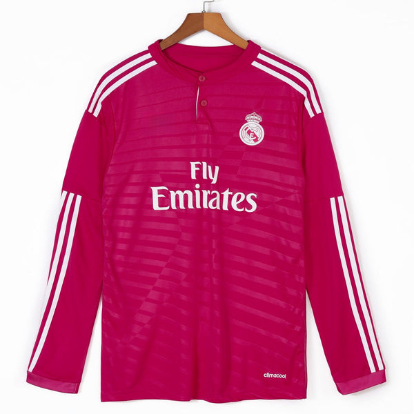 Maillot Real Madrid - 2014-2015 Extérieur Retro Manches Longues