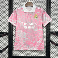 Maillot Real Madrid style Polo rose - 25/26 Spécial