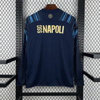 Maillot 25/26 Naples training blue Manches Longues