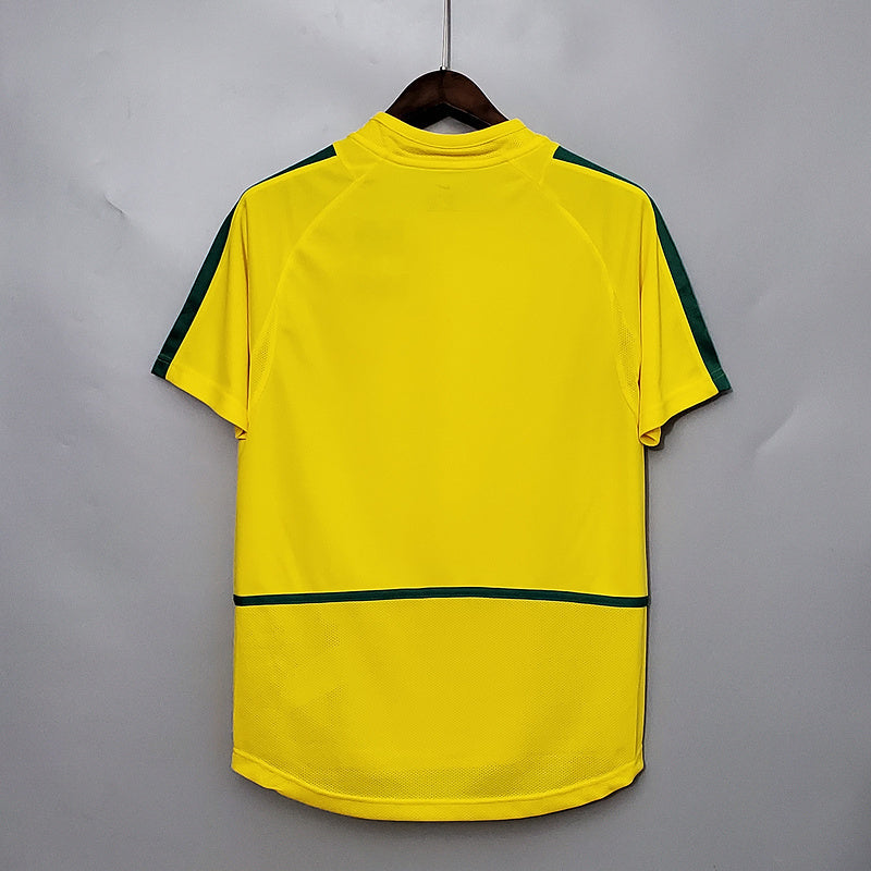 Maillot Brésil maillot - 2002 Domicile Retro