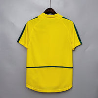 Maillot Brésil maillot - 2002 Domicile Retro