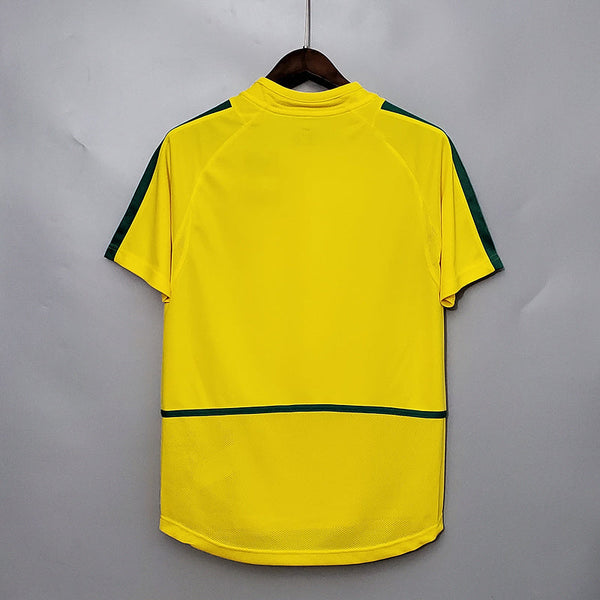 Maillot Brésil maillot - 2002 Domicile Retro