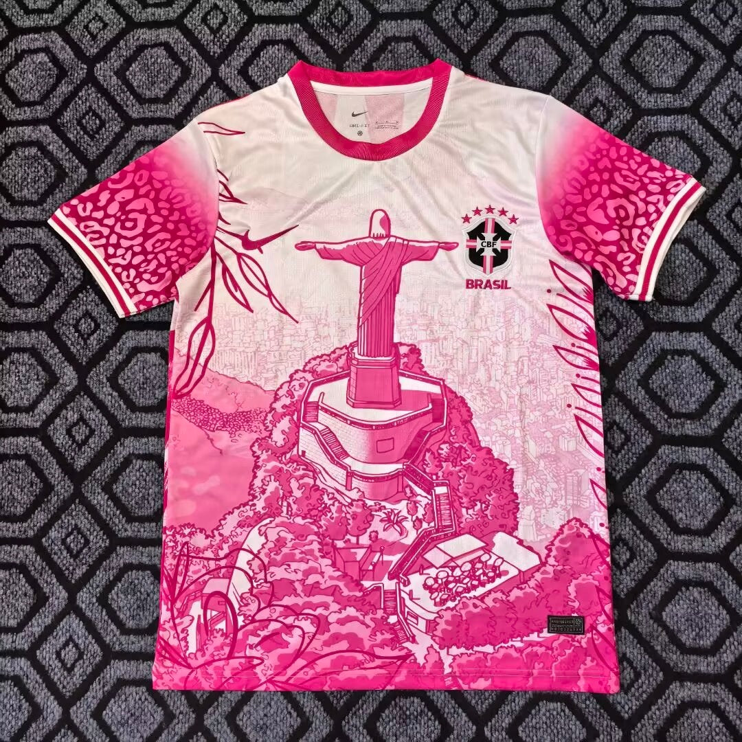 Maillot Brésil rose A - 25/26 Spécial