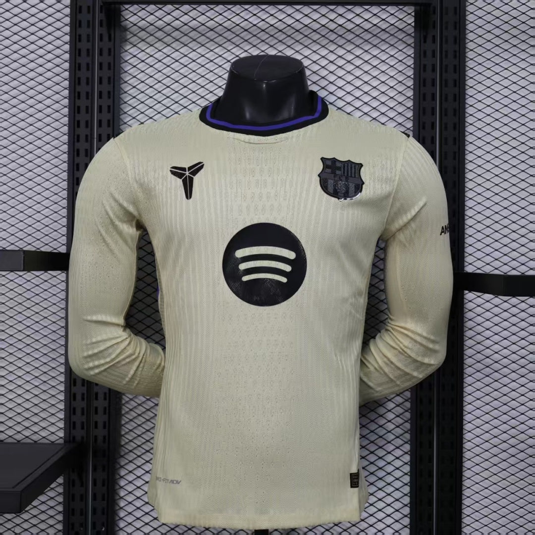 Maillot Barcelone - 24/25 Extérieur Player Manches Longues