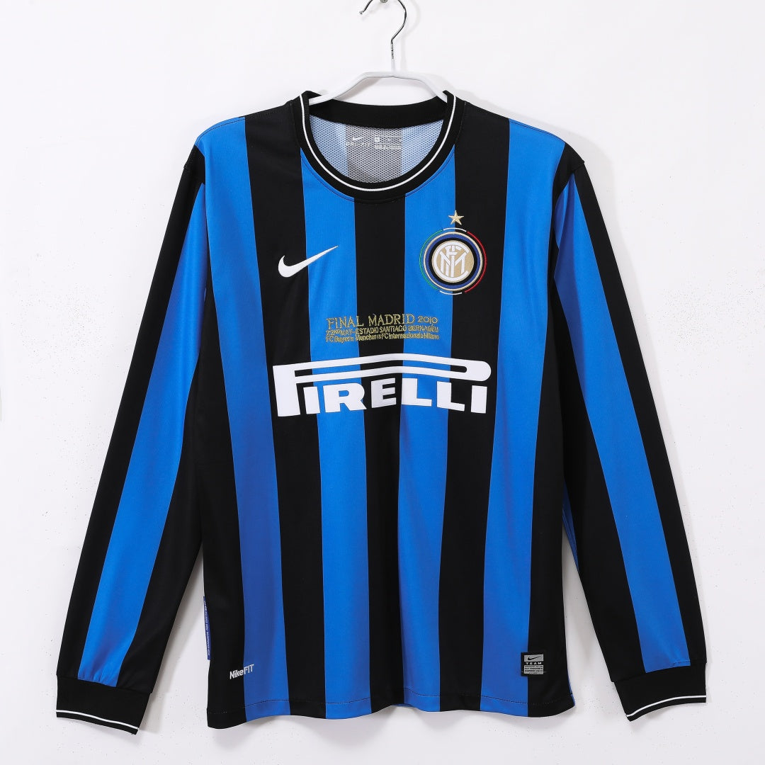 Maillot Inter Milan - 2009-2010 Domicile Retro Manches Longues
