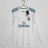 Maillot Real Madrid - 2017-2018 Domicile Retro Manches Longues