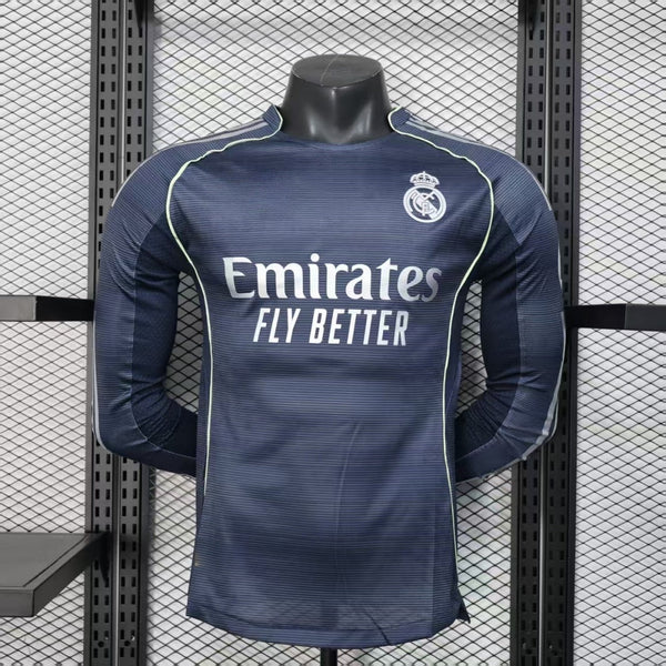Maillot Real Madrid - 25/26 Extérieur Player Manches Longues