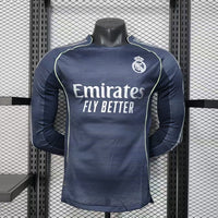 Maillot Real Madrid - 25/26 Extérieur Player Manches Longues