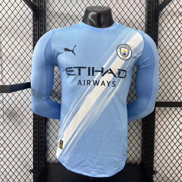Maillot Manchester City - 25/26 Domicile Player Manches Longues