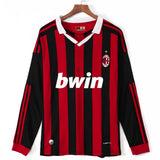 Maillot AC Milan - 2009-2010 Domicile Retro Manches Longues
