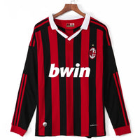 Maillot AC Milan - 2009-2010 Domicile Retro Manches Longues