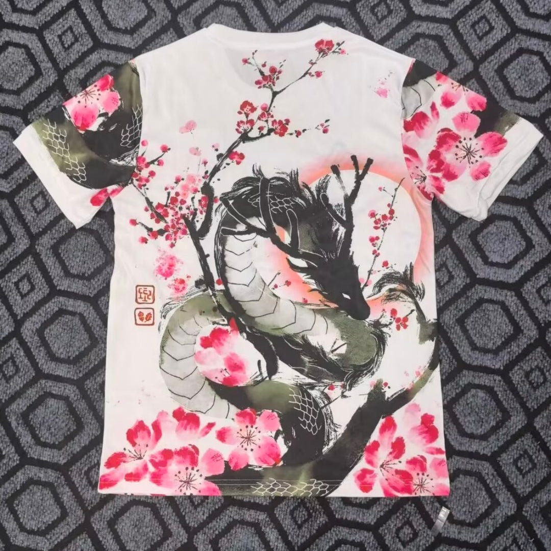 Maillot japon rose dragon - 25/26 Spécial Anime
