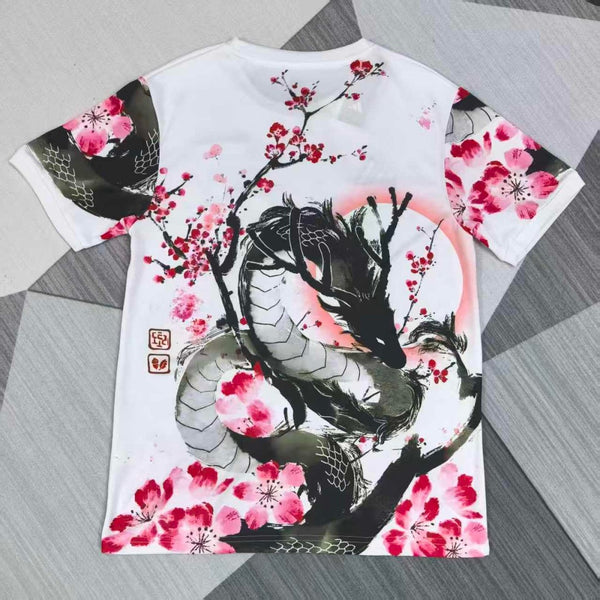 Maillot japon rose dragon - 25/26 Spécial Anime