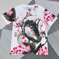 Maillot japon rose dragon - 25/26 Spécial Anime