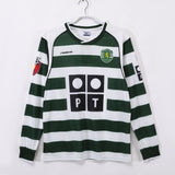 Maillot Sporting CP - 2001-2003 Domicile Retro Manches Longues
